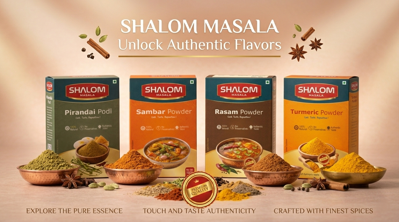 Shalom Products banner