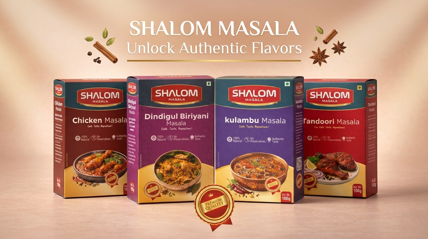 Shalom Products banner