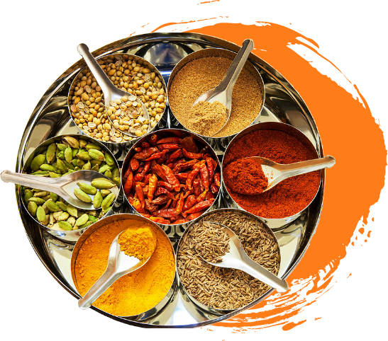 Spice collage